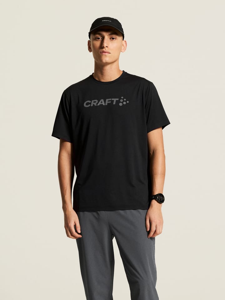 Craft Men's Essence Logo Tee 2 Black Craft
