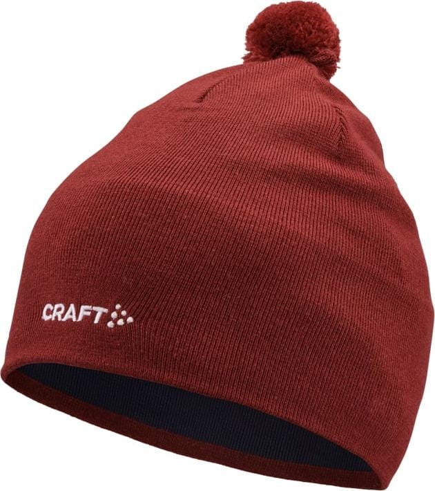 Craft Practice Knit Hat 2 Dk Red