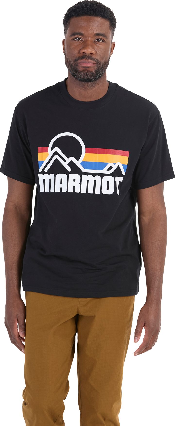 Marmot Men's Coastal Tee Short Sleeve Black/Multi Marmot