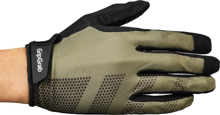 Gripgrab Ride Lite Padded Full Finger Summer Gloves Olive Green Gripgrab