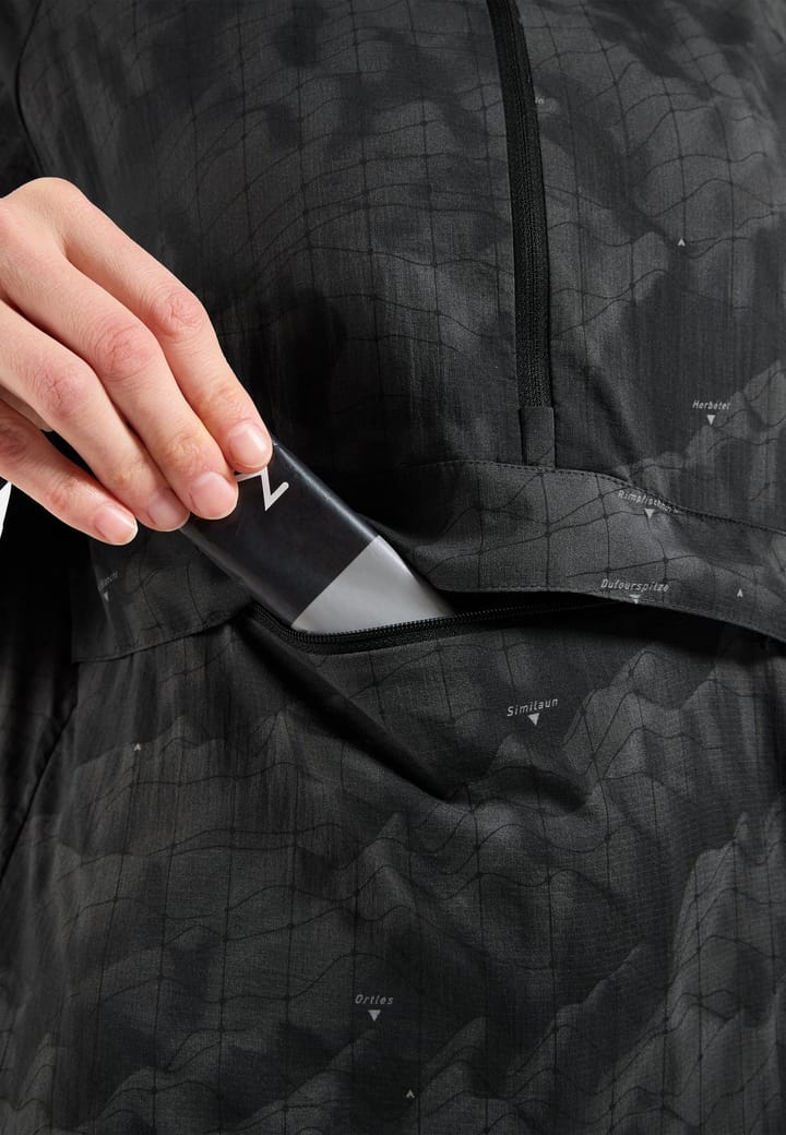 Odlo Women's Jacket Zeroweight Print Black Odlo