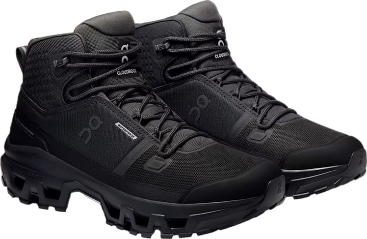 On Men's Cloudrock Mid Waterproof Black/Black On