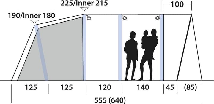 Outwell Florida 5 Air Green Outwell