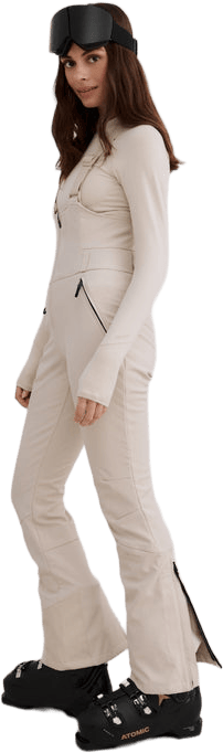 Aim'n Women's Stretch Thermo Bib Pants Café Au Lait Aim'n Aim'n Women's Stretch Thermo Bib Pants Café Au Lait Aim'n