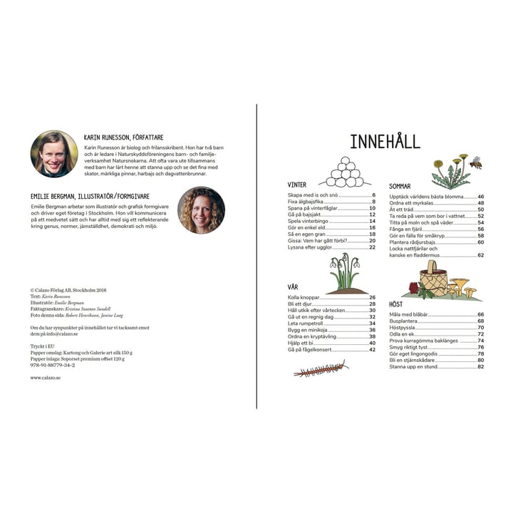 Calazo förlag Barnens Utebok Nocolour Calazo förlag