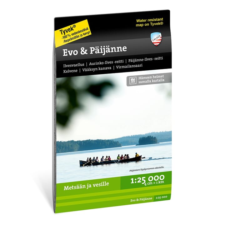 Calazo förlag Evo & Päijänne 1:25.000 NoColour Calazo förlag