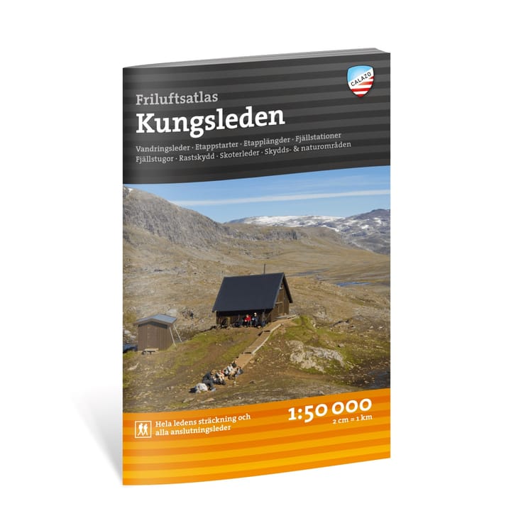 Calazo förlag Friluftsatlas Kungsleden 1:50.000 NoColour Calazo förlag