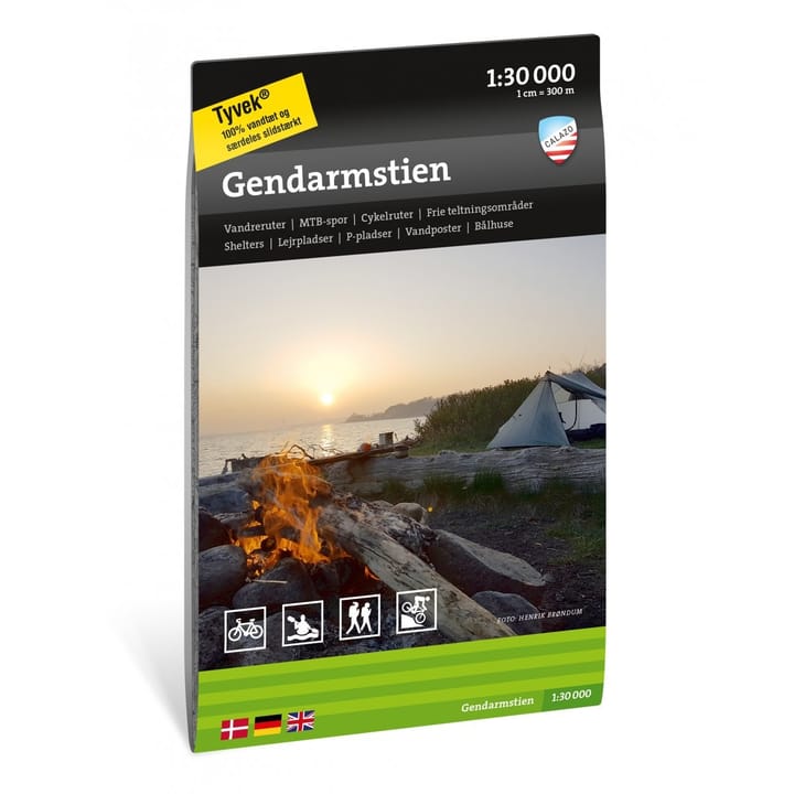 Calazo förlag Gendarmstien 1:30.000 NoColour Calazo förlag