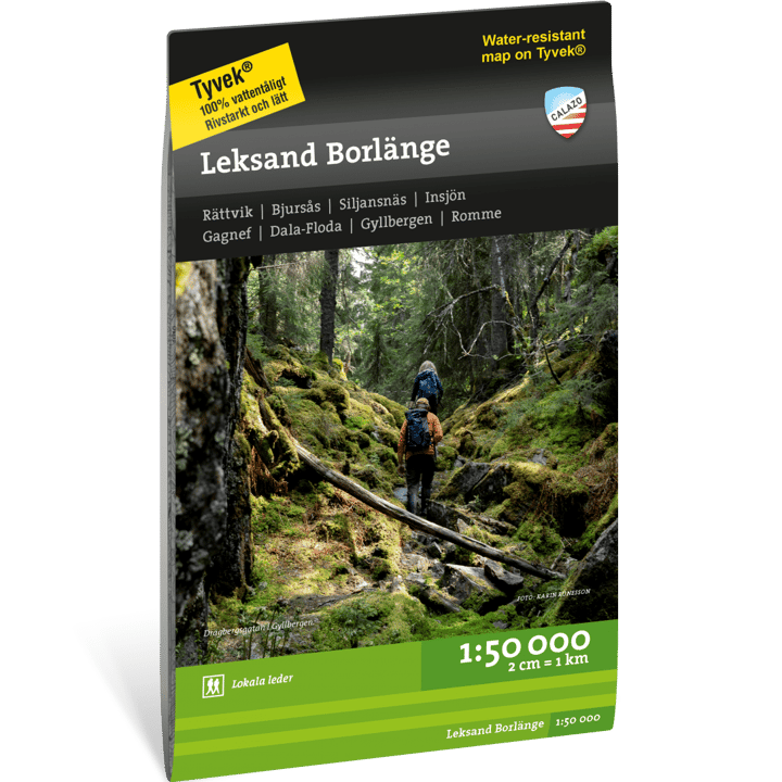 Calazo förlag Leksand Borlänge 1:50.000 NoColour Calazo förlag