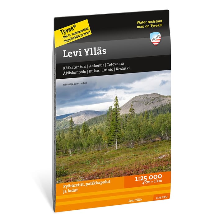 Calazo förlag Levi Ylläs 1:25.000 NoColour Calazo förlag