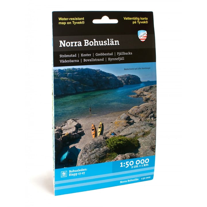 Calazo förlag Norra Bohuslän 1:50.000 NoColour Calazo förlag