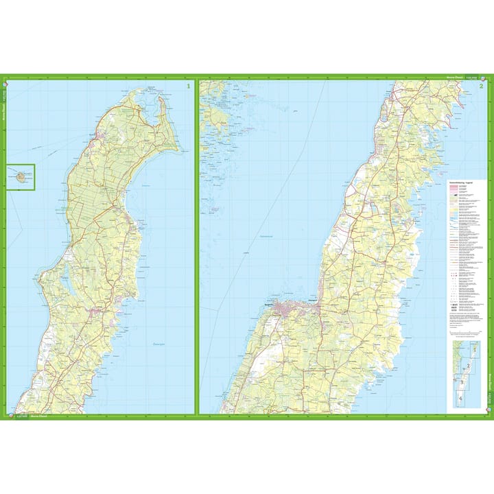 Calazo förlag Öland 1:50 000 Nocolour Calazo förlag