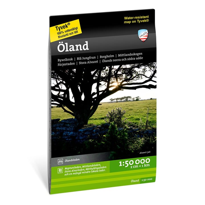 Calazo förlag Öland 1:50 000 Nocolour Calazo förlag