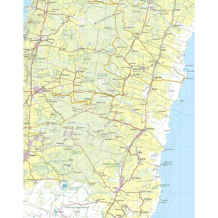 Calazo förlag Öland 1:50 000 Nocolour Calazo förlag