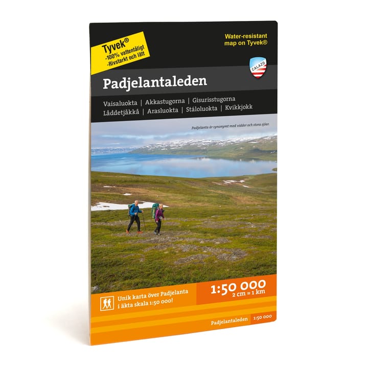 Calazo förlag Padjelantaleden 1:50.000 NoColour Calazo förlag