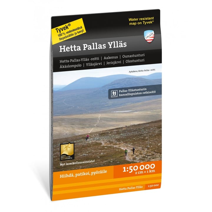 Hetta Pallas Ylläs 1:50.000 NoColour Calazo förlag