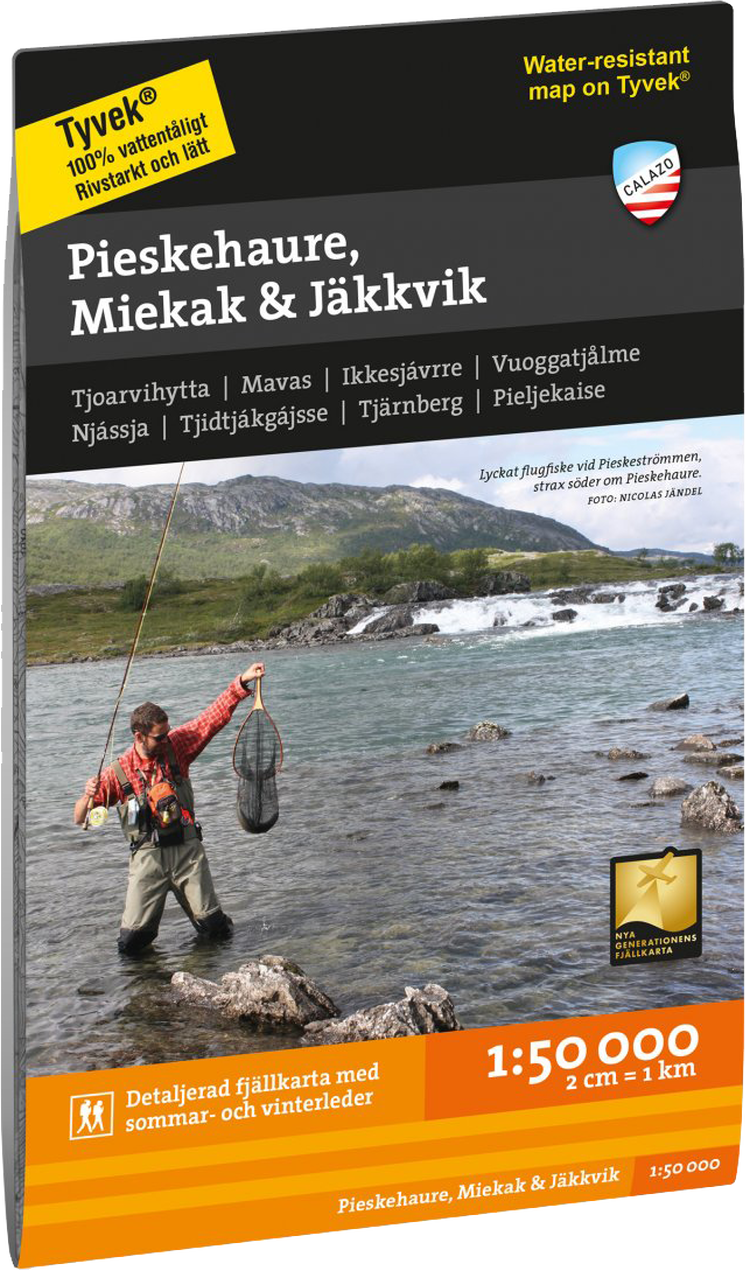 Pieskehaure Miekak & Jäkkvik 1:50 000 NoColour
