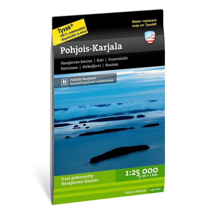Calazo förlag Pohjois-Karjala 1:25.000 NoColour Calazo förlag