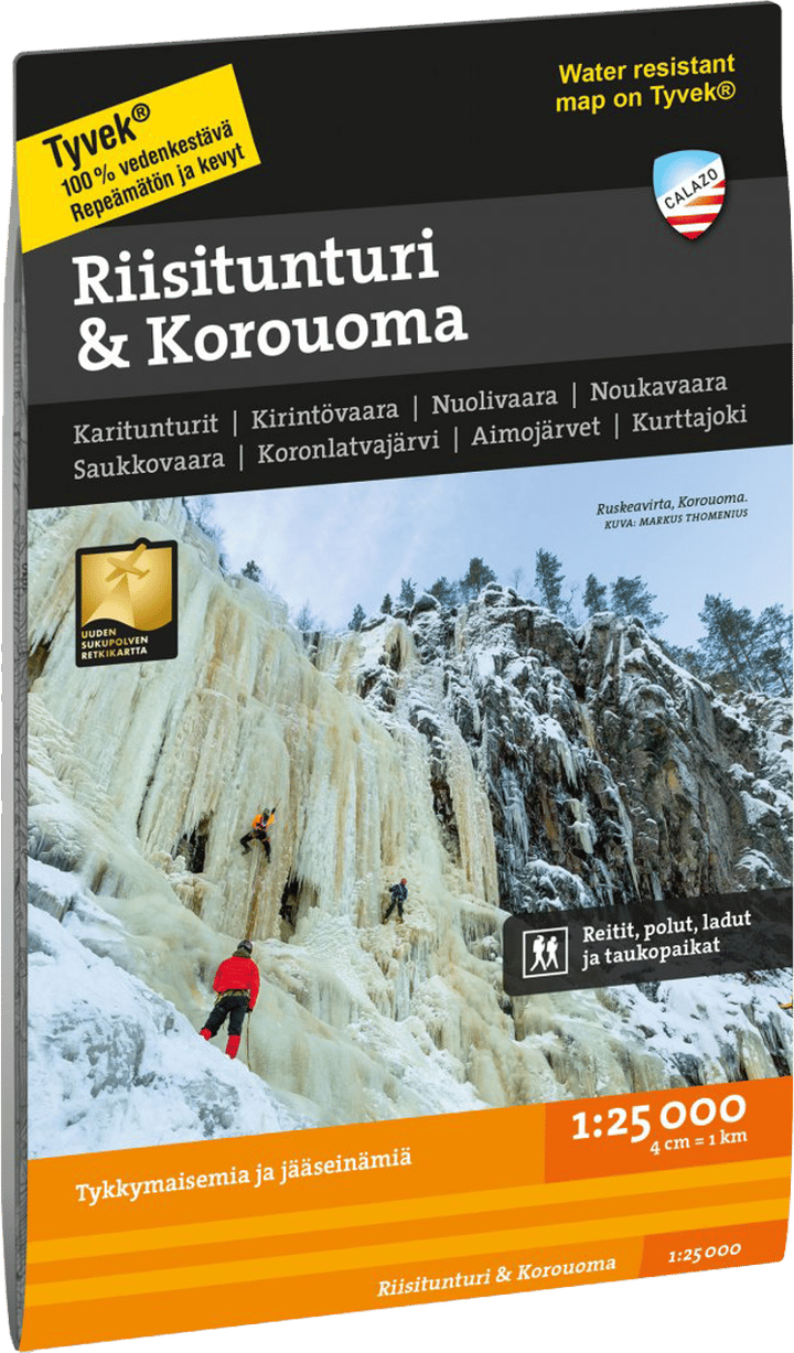 Calazo förlag Riisitunturi Korouoma 1:25 000 NoColour Calazo förlag