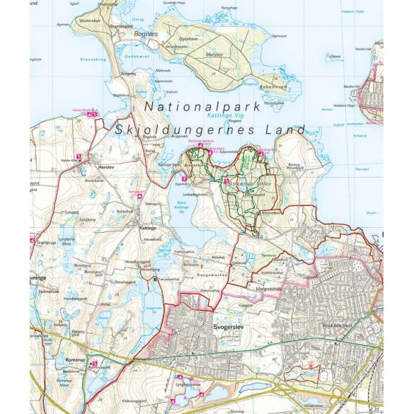 Calazo förlag Roskilde & Nationalpark Skjoldungernes Land Nocolour Calazo förlag