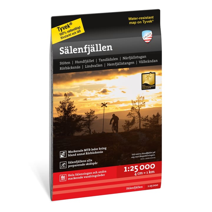 Sälenfjällen 1:25.000 NoColour Calazo förlag