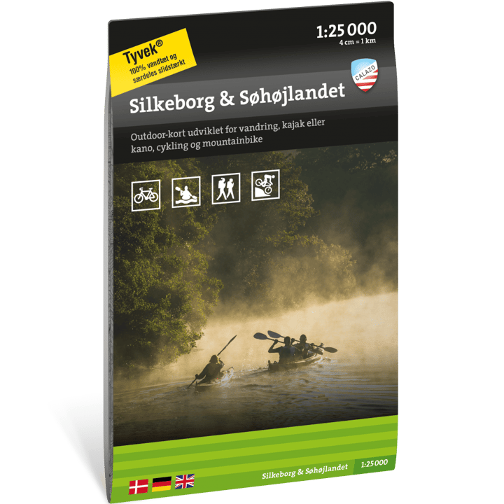 Calazo förlag Silkeborg & Søhøjlandet 1:25.000 NoColour Calazo förlag