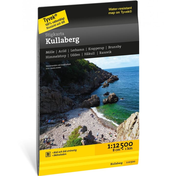 Stigkarta Kullaberg 1:12 500 NoColour Calazo förlag