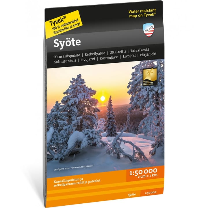 Calazo förlag Syöte 1:50 000 NoColour Calazo förlag