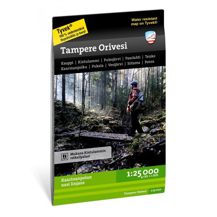 Calazo förlag Tampere Orivesi 1:25.000 NoColour Calazo förlag