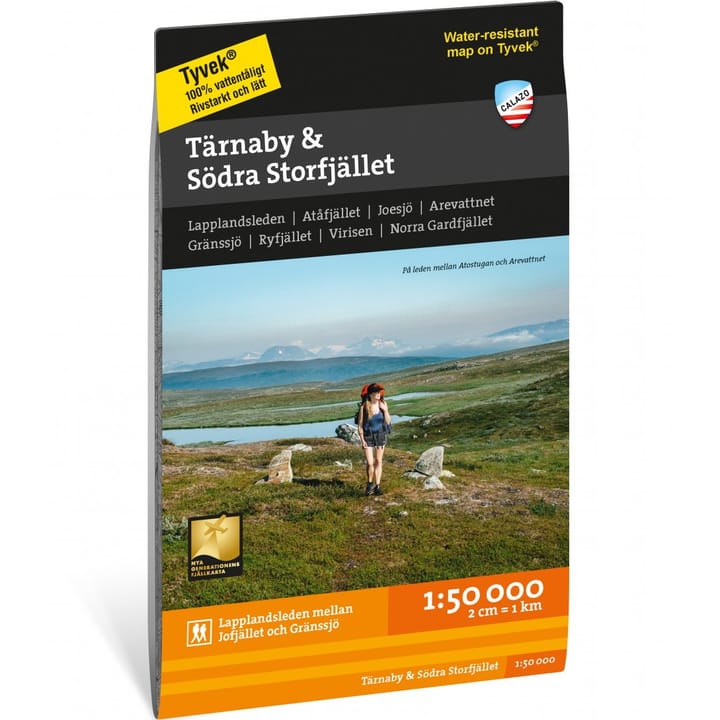 Calazo förlag Tärnaby & Södra Storfjället 1:50.000 NoColour Calazo förlag