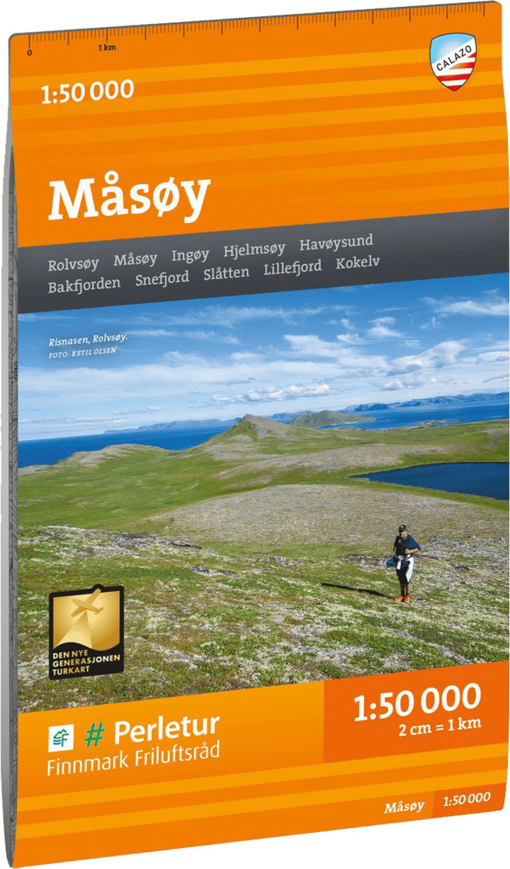 Calazo förlag Turkart Måsøy 1:50 000 NoColour Calazo förlag