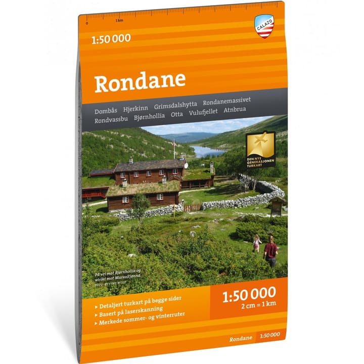 Calazo förlag Turkart Rondane 1:50 000 NoColour Calazo förlag
