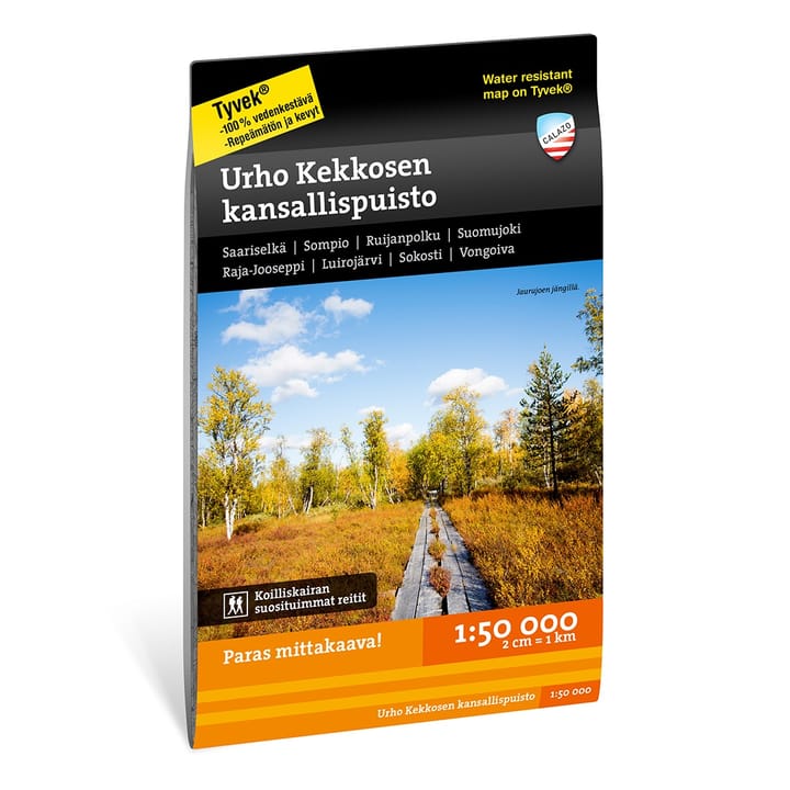 Calazo förlag Urho Kekkosen kansallispuisto 1:50.000 NoColour Calazo förlag