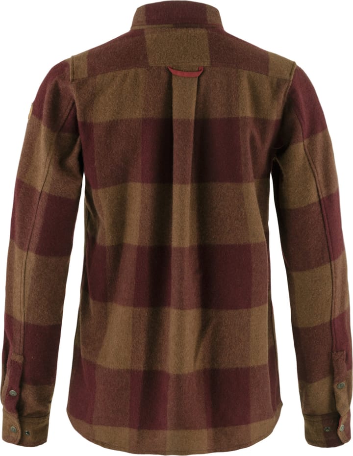 Fjällräven Women's Canada Shirt Longsleeve Autumn Leaf/Bordeaux Red Fjällräven