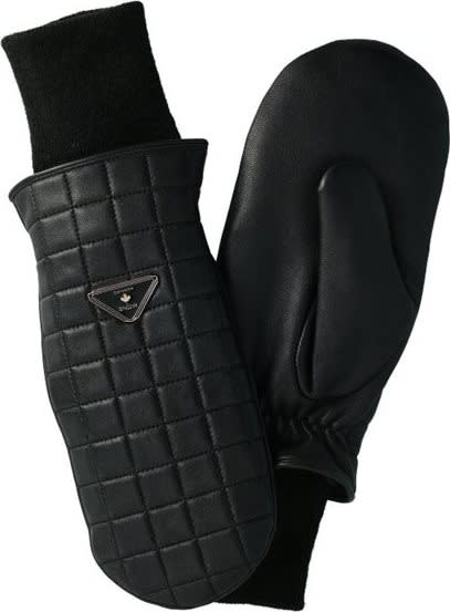 Canada Snow Women's Isaberg Leather Mittens Black Canada Snow