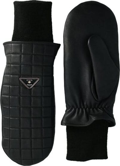 Canada Snow Women's Isaberg Leather Mittens Black Canada Snow