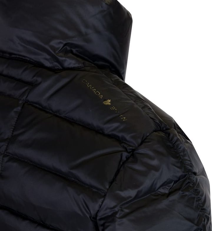 Canada Snow Women's Meg Down Jacket Waist Belt Black Canada Snow