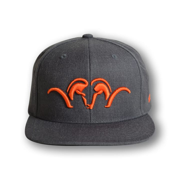Blaser Blaser Cap "Flat Snapback" Grey With Orange Argali Logo Blaser Blaser Blaser Cap "Flat Snapback" Grey With Orange Argali Logo Blaser