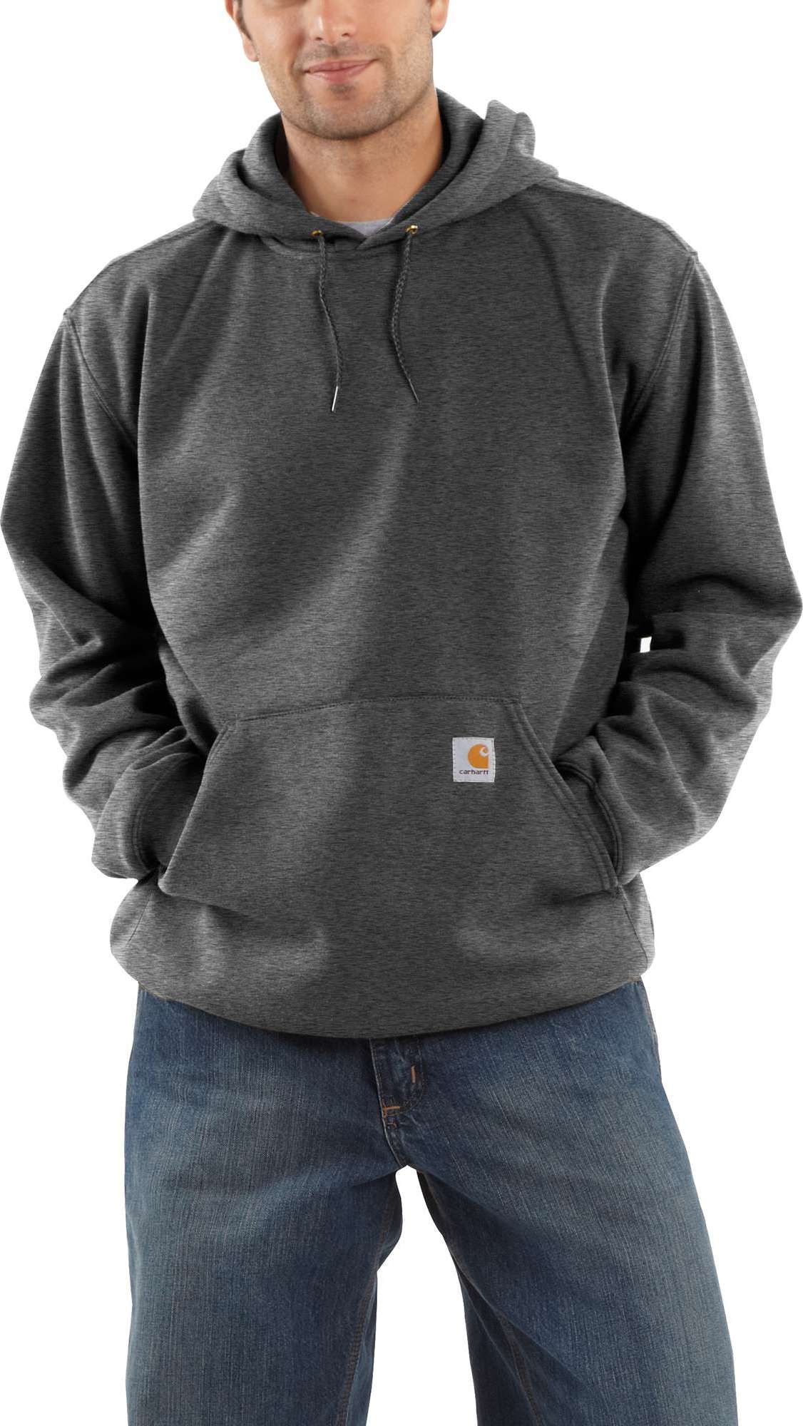 Carhartt Men’s Hooded Sweatshirt Carbon Heather