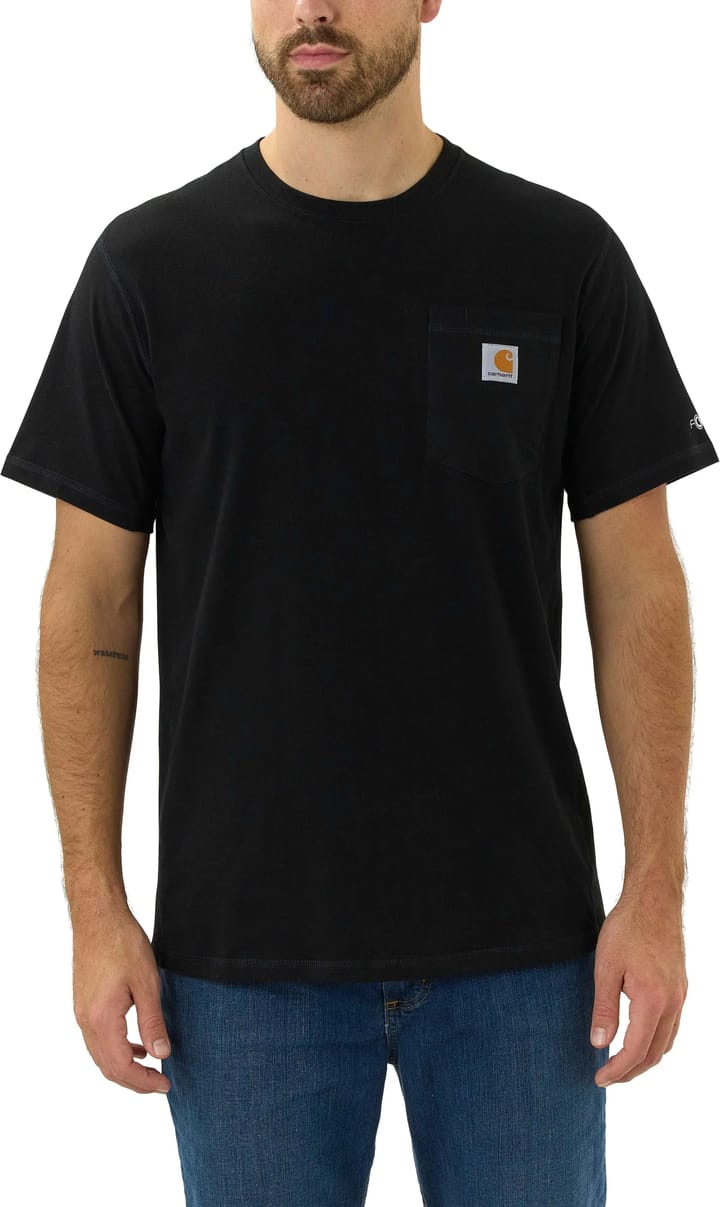 Men's Force Short Sleeve Pocket T-shirt Black Carhartt