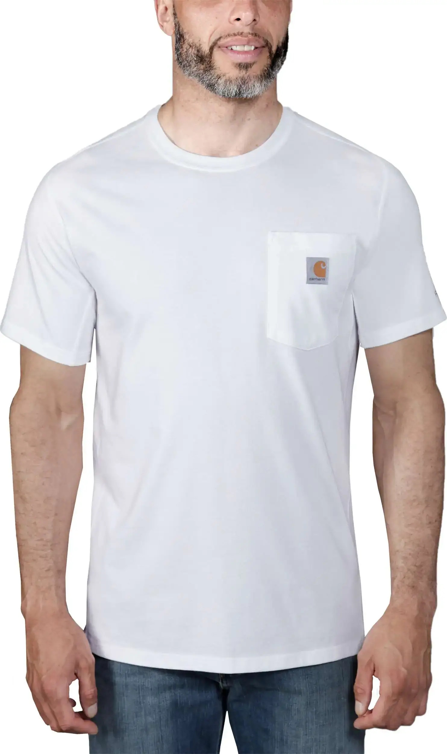 Men’s Force Short Sleeve Pocket T-Shirt White