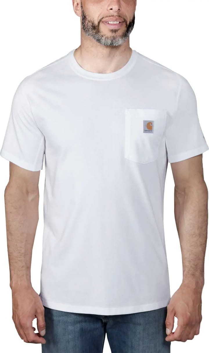 Men's Force Short Sleeve Pocket T-Shirt White Carhartt