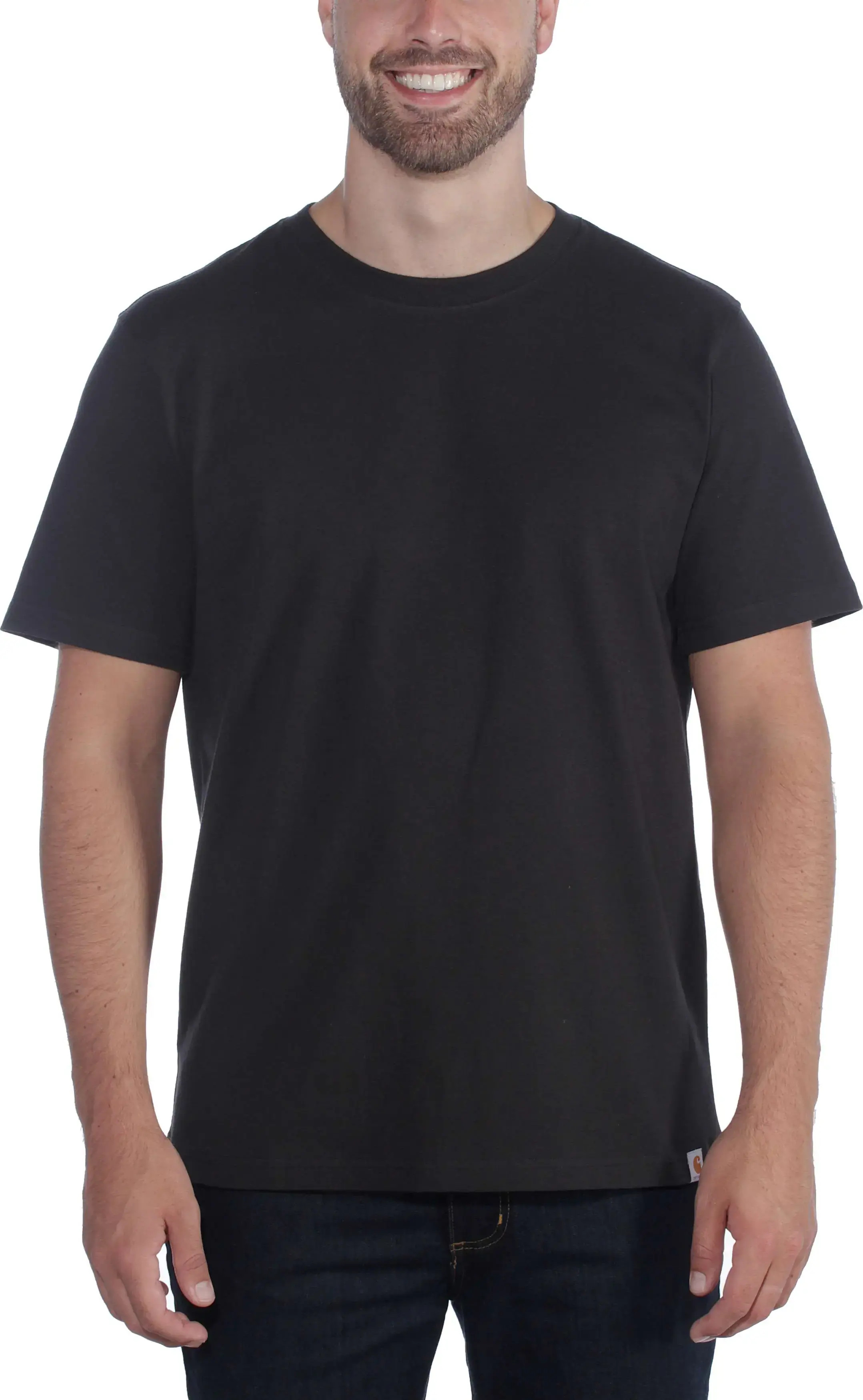 Men’s Relaxed Fit Heavyweight Short Sleeve T-Shirt Black