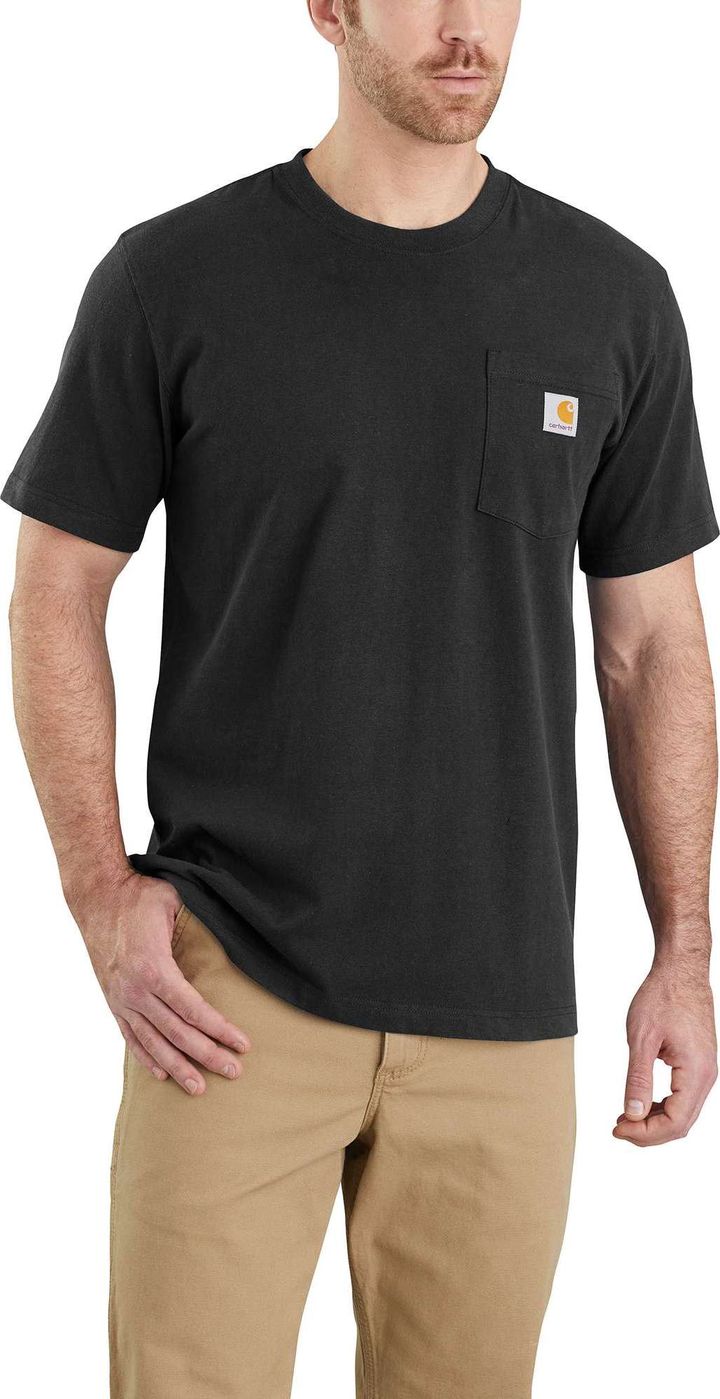 Carhartt Men's Workwear Pocket S/S T-Shirt Black Carhartt Carhartt Men's Workwear Pocket S/S T-Shirt Black Carhartt