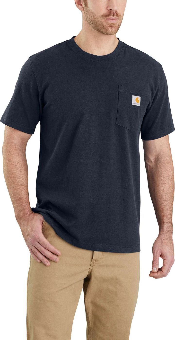 Carhartt Men's Workwear Pocket S/S T-Shirt Navy Carhartt