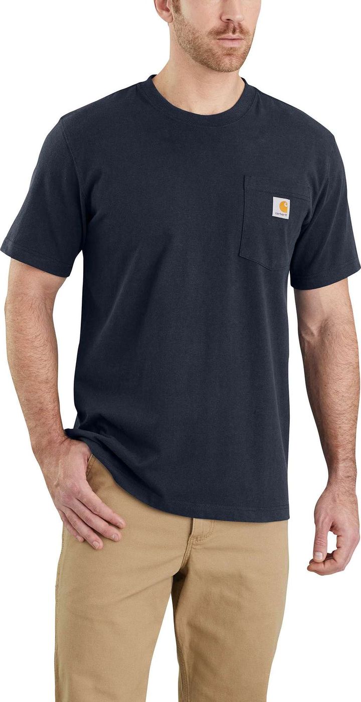 Men's Workwear Pocket S/S T-Shirt Navy Carhartt