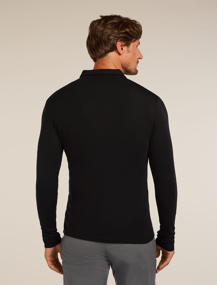 Icebreaker Men's 175 Everyday Ls Half Zip Black Icebreaker