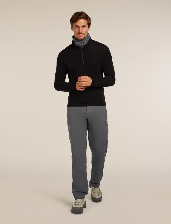 Icebreaker Men's 175 Everyday Ls Half Zip Black Icebreaker