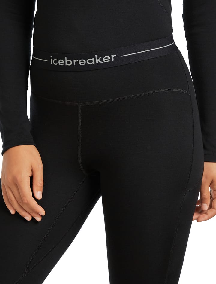 Icebreaker Women's 300 MerinoFine Polar Leggings Black Icebreaker Icebreaker Women's 300 MerinoFine Polar Leggings Black Icebreaker