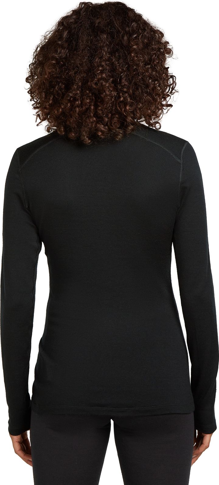 Icebreaker Women's 260 Tech Longsleeve Half Zip Black Icebreaker